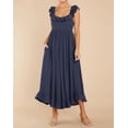 thumbnail image 2 of Vestido de verano R.Vivimos sin mangas con volantes bohemio para mujer, 2 of 6