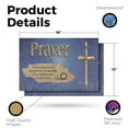 thumbnail image 2 of Jesus Prayer Vinyl Decal 2 Pack of 12 Inch x 16 Inch Weatherproof Heavy-Duty Adhesive Backing | Religious Inspiration, Daily Faith, Durable Material | Made in USA, 2 of 6