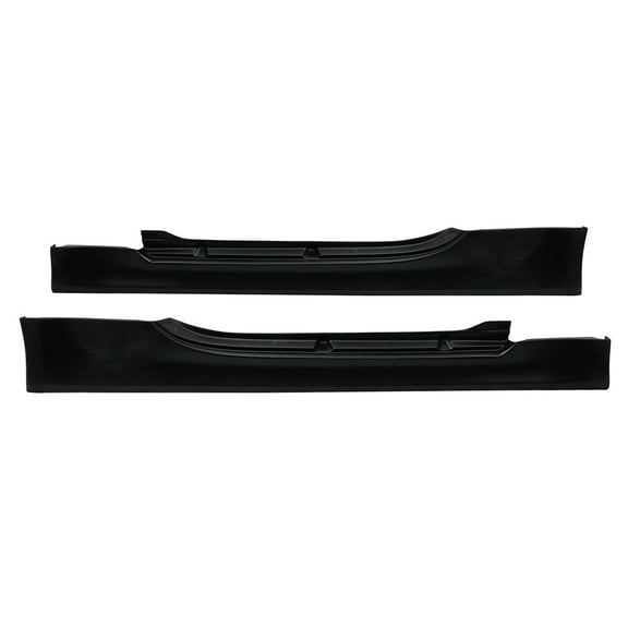 Ikon Motorsports Compatible with 03-09 Nissan 350Z Z33 2Dr V Style Side Skirts - Polyurethane PU