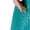 Green, variant on Womens Green Smocked Adjustable Pullover Tiered Striped Sleeveless Square Neck Midi Fit + Flare Dress 14