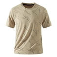thumbnail image 3 of IhhxPro Men's Short Sleeve Lightning Print T-Shirt Quick-Dry Moisture-Wicking Summer Sport Tee Casual Athletic Fit Lightweight Gym Workout Running XS-2XL, 3 of 9