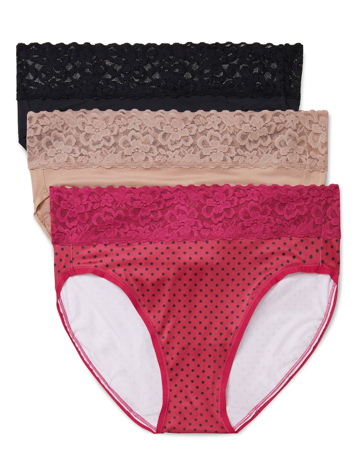 Blissful Benefits® by Warner's® Womens Ultra-Soft Hi-Cut Panties with ...