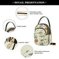 thumbnail image 4 of FORMRS Crossbody Bag for Women Shoulder Cell Phone Purse with Zipper, Birds with Strawberries, 4 of 7