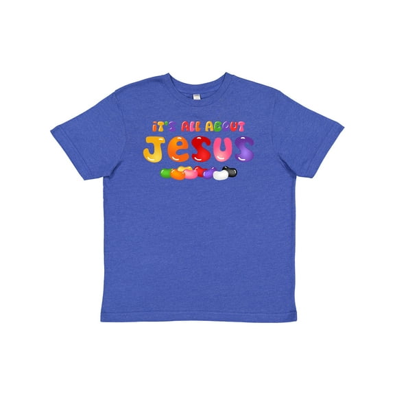 Inktastic Jelly Bean Jesus Youth T-Shirt