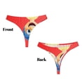 thumbnail image 3 of Pofeuu inside out 2 Print Women's G-string Low Rise Seamless Underwear Stretch Breathable Panties for Everyday Wear and Workout-Small, 3 of 6