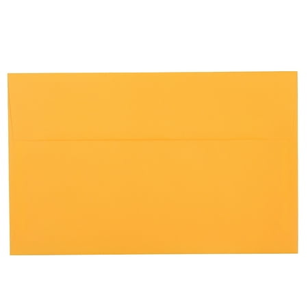JAM A10 Envelopes, 6 x 9 1/2, Orange, 50/Pack