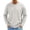 Beige, variant on Men's Knit Round Neck Long Sleeve T-Shirt, Fashion Casual Pullover for Daily and Weekend Wear, Soft Stretchy Fabric Black L