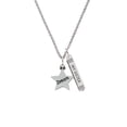 thumbnail image 2 of Delight Jewelry Silvertone Dream Star Silvertone Always My Sister Bar Charm Necklace, 23", 2 of 4