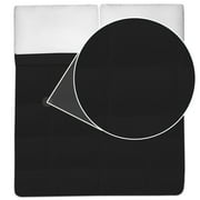 Sweet Home Collection Luxury Soft Down Alternative All Season Comforter, Black, King
