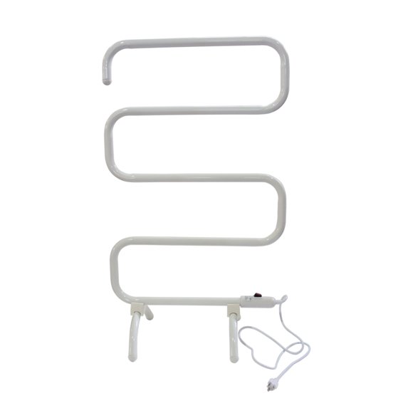INTBUYING 5 Bar Towel Drying Rack Floor Standing Towel Warmer Electric heated shelf for Home Bathroom