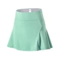 thumbnail image 2 of IROINNID Women's Sports Loose Fake Two-piece Anti-peep And Quick-drying Running Fitness Culottes Tennis Skirt Short Empire Waist Short Solid Color Skirt, 2 of 3