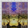 thumbnail image 1 of Soimoi Cotton Jersey Fabric Deer Panel Print Fabric by Yard 58 Inch Wide, 1 of 3
