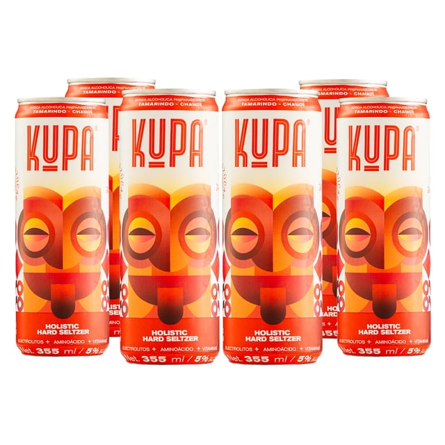 Six Pack Bebida Kupa Tamarindo Chamoy 355 Ml KUPA Bebida Alcohólica Preparada
