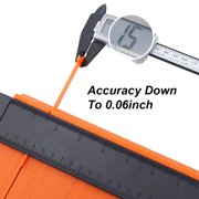 2 Pack Orange Contour Gauge Tool– 10 Inch&5 Inch Widen Shape Duplicator with Lock,Profile Outline Measuring Tool for Woodworking,DIY,Construction,Ideal Gift for Dad,Grandpa,Husband