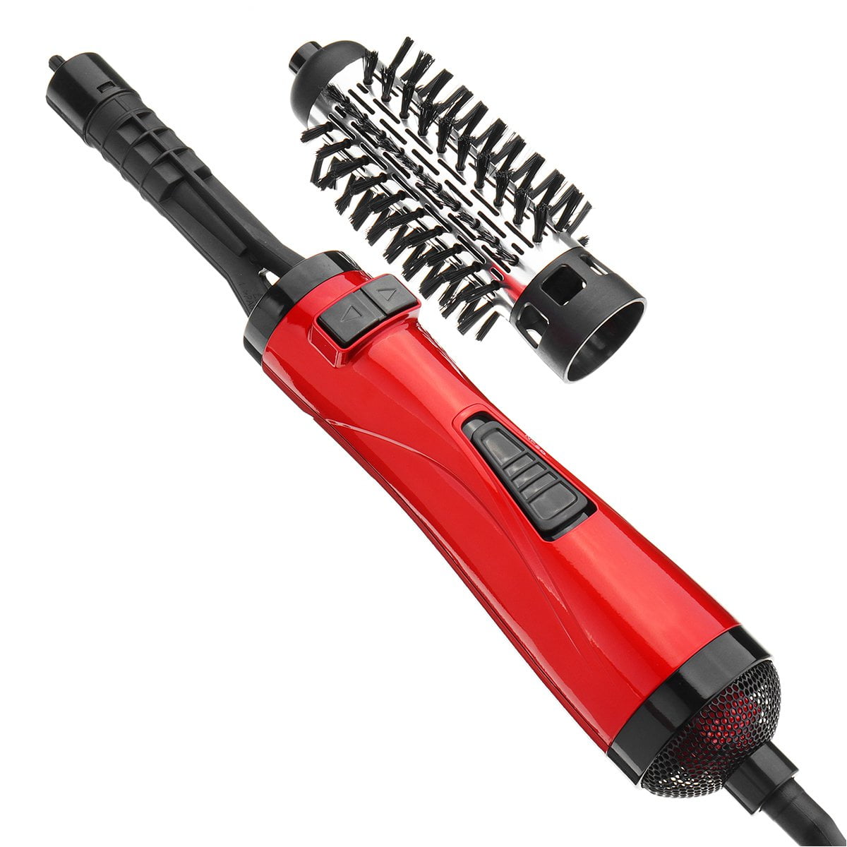 2 In 1 Hot Air Brush Electric Curling Rod Combs Auto Rotating Hair