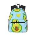 thumbnail image 1 of Easygdp Cartoon Avocado Mochila Casual para Portátil, Mochila para Escuela, Viajes, Negocios, 1 of 6