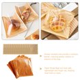 thumbnail image 3 of WHAMVOX 100Pcs Kraft Paper Bread Bags with Clear Window for Snack Packing 9.82X8.25X0.20in, 3 of 7