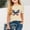 Beige, variant on Short T-Shirts Sleeve Kids Girls Round Neck Shirt Printed Loose Blouses Shirt Top Blue Size 5 Years
