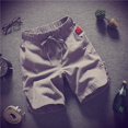 thumbnail image 3 of Pantalones cortos de 3 cuartos para hombre, informales, de lino y algodón con cordón, ropa de calle elegante, ofertas especiales, paquete de lujo Y2k, verano, talla XL EE, 3 of 5