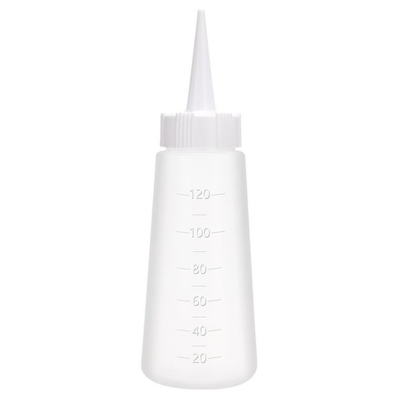 120ml Hair Oil Applicator Bottle Salon Shampoo Applicator Hair Cleaning Bottle Plastic Squeeze Bottle