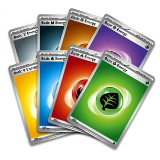 basic energy pokemon card value 90 Cards Pack (10 of each type) : Toys & Games Basic Psychic Energy - Sv2a