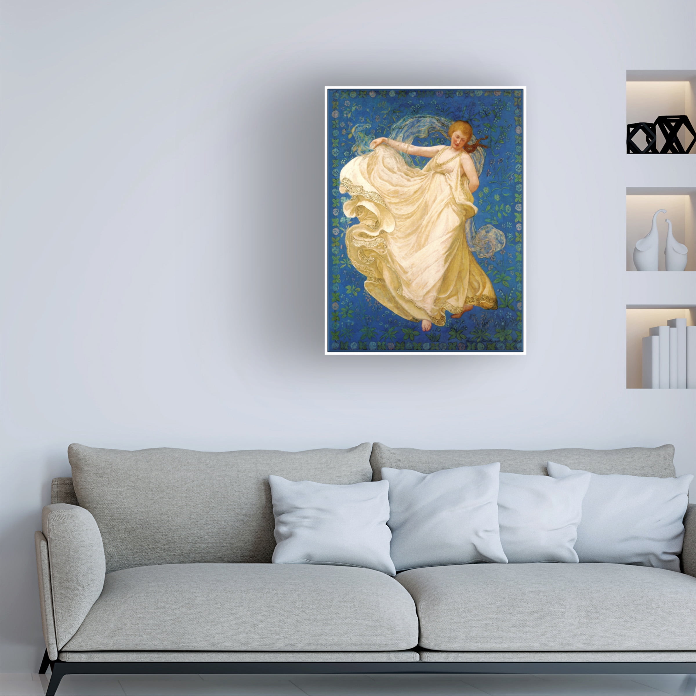 Trademark Fine Art 'The Breeze 1895' Canvas Art by Vintage Lavoie