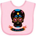 thumbnail image 3 of Inktastic Day Of The Dead Skull BLK Boys or Girls Baby Bib, 3 of 4
