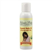 Nature'S Baby Organicss Baby Oil Leaves Skin And Soft, Mandarin Coconut, 4 Oz, 2 Pack