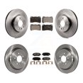 thumbnail image 1 of Transit Auto Front Rear Disc Brake Rotors and Ceramic Pads Kit for Car Cadillac ATS K8T-104090, 1 of 11