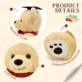 thumbnail image 5 of Tezituor 17.7'' Graduation Teddy Bear 2025 Stuffed Animal with Doctoral Cap and Sash Graduation Stuffed Bear Plush Toy, 5 of 8