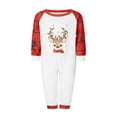thumbnail image 2 of Elippeo Family Matching Christmas Pajamas, Baby Romper/Deer Print Long Sleeve Tops and Colorful Light String Print Pants Sleepwear Set, 2 of 10
