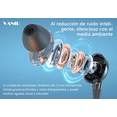 thumbnail image 4 of Audífonos In-ear Bluetooth Con Neckband De 2 Piezas Negro/Negro, 4 of 4