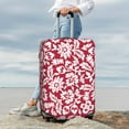 thumbnail image 6 of Picia Red Flowers Luggage Protector Cover Thicken Suitcase Protector Cover Fit 18-32 Inch Luggage-Small, 6 of 9