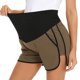 thumbnail image 5 of WILLBEST Pantalones Casuales de Maternidad para Mujer, Cintura Alta, Soporte para el Vientre, Doble Abertura, Moda, Pantalones Cortos de Pierna Ancha, Ropa de Pijama Extra Grande, 5 of 7