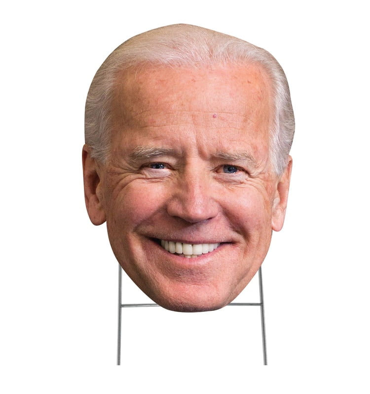 Joe Biden Big Head Yard Sign, 19" x 14" - Walmart.com ...