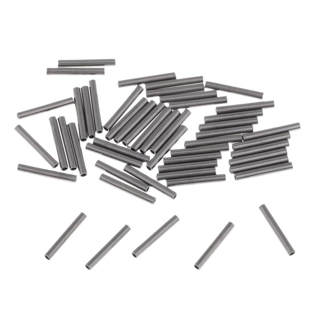 50 Piezas de Un Barril de Cobre Engaste Manguitos de Pesca Crimps Conector para Plataformas