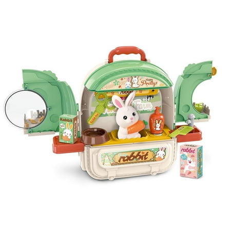 Oleoca Rabbit Kitchen Play Set Kids Bag