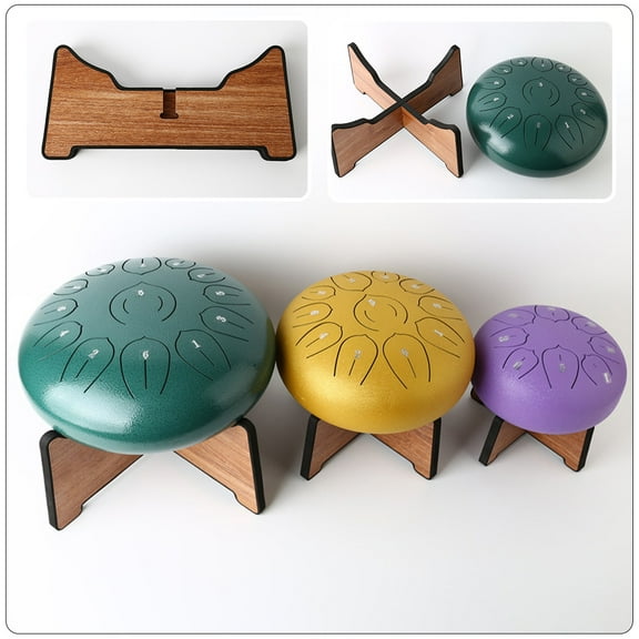 Kesenlong Tongue Drum Stand Steel Tongue Drum Folding Stand Display Stand Tongue Drum Detachable Stand Holder