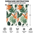 thumbnail image 2 of Blackout Kids Curtains,Tropical Palm Leaves in Hawaii Childrens Insulated Curtains Set Of 2,Bedroom Essentials,Toddler Room Decor 42x84in(106x213cm), 2 of 4