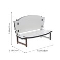 thumbnail image 2 of Sublimation Blank Chair Decor Sublimation Ornament Heat Transfer Blank Chair Ornament, 2 of 5