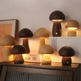 thumbnail image 3 of Mini Mushroom Lamp Rechargeable Portable Night Light Bedroom Living Room Table Kitchen Mushroom Night Light, 3 of 3
