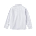 thumbnail image 2 of Boys Formal Long Sleeve Solid Color Dress Shirt，with Tie,White，Sizes 4-16, 2 of 5