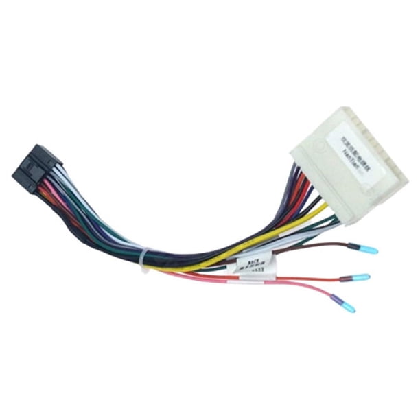 Kenally Adaptador de cableado de Cable de Audio de Radio de coche de potencia, arnés de 16 pines, accesorio de automóvil, reemplazo Trazadores de navegación