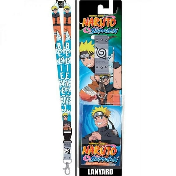 Naruto Shippuden Uzumaki Naruto Believe It Lanyard