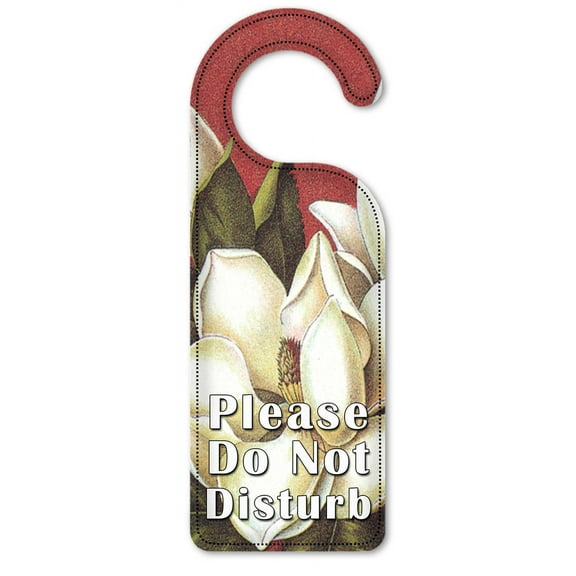 Do Not Disturb Door Knob Hanger Sign - Magnolia