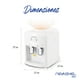 thumbnail image 5 of Dispensador De Agua Electrico Frio Y Caliente Para Garrafon De Hasta 20 Litros Nevashel Home RS-09 Ideal Para Hogar Y Oficina Enfriador De Agua Calentador De Agua Potable Dispensador De Mesa Blanco, 5 of 11