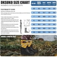 thumbnail image 6 of DKSUKO Women's Muck Warm Snow Boots Waterproof High Performance Winter Rubber Rain Boots for Women (6 B(M) US, Black Short), 6 of 6