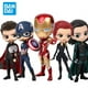thumbnail image 2 of BANDAI original Banpresto Qposket Marvel Avengers Iron man Capitán América Loki Thor Figuras modelo Colección, 2 of 5