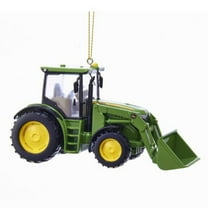 Kurt Adler John Deere Tractor Loader Christmas Holiday Ornament for Farmers