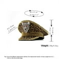 thumbnail image 5 of Yokua Funny Music Festivals Adult Carnivals Hat with Rivet Military Hat for Girls, 5 of 14